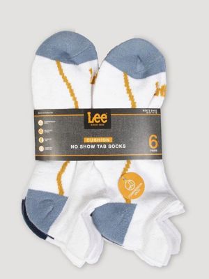Men's 6-Pack No Show Tab Sock