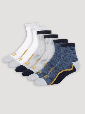 Men's Quarter Length Socks 6-Pack | Men's Accessories | Lee®