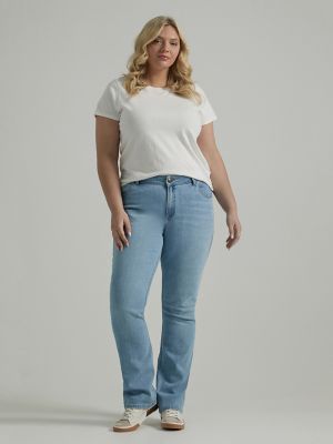 Lee Women's Plus Size Regular Fit Bootcut Jeans - 103087929-18W