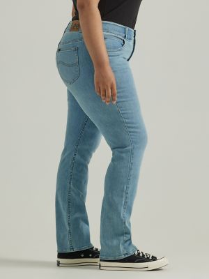 Women's Ultra Lux Comfort with Flex Motion Straight Jean (Plus) in Within  Motion