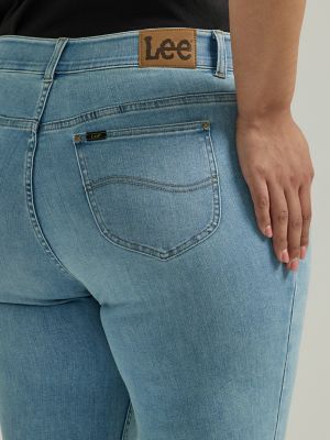 Jean Femme Lee Ultra Lux Comfort Avec Flex Motion - Coupe Droite, Taille Basse, Technologie élastique à La Taille - 2
