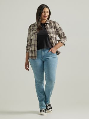 Jean Femme Lee Ultra Lux Comfort Avec Flex Motion - Coupe Droite, Taille Basse, Technologie élastique à La Taille - 6