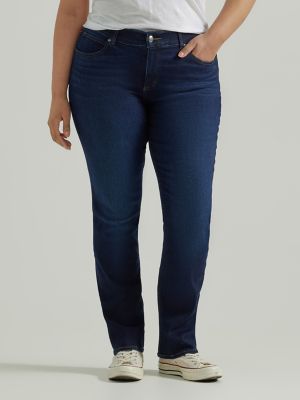 Women's Ultra Lux Comfort with Flex Motion Straight Jean (Plus) in Main Thrill alternative view