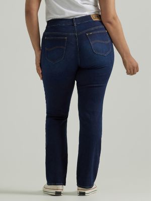 Women's Ultra Lux Comfort with Flex Motion Straight Jean (Plus) in Main Thrill alternative view 2