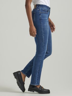 Ultra Lux Comfort Flex Motion Straight Jean:Colbalt:8:SP alternative view 3
