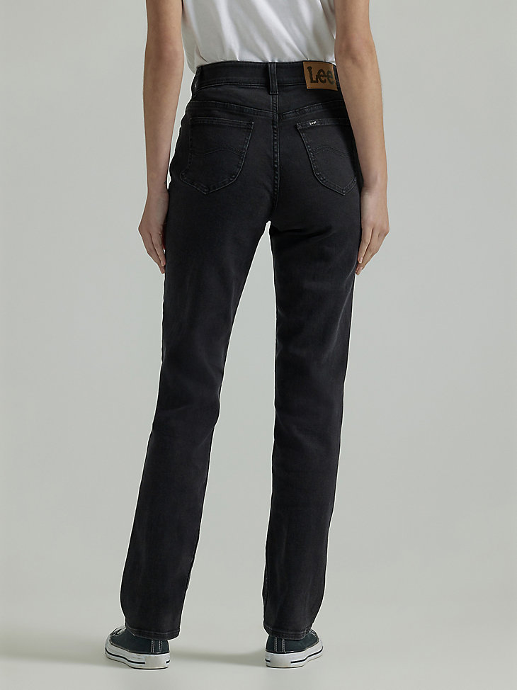 Women's Ultra Lux Comfort with Flex Motion Straight Jean (Petite) in Midnight Bloom alternative view 2