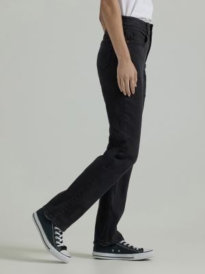 Women's straight jeans, Straight leg trousers