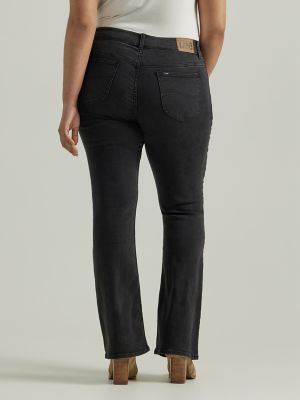 Women's Ultra Lux Comfort with Flex Motion Bootcut Jean (Plus) in Midnight Bloom