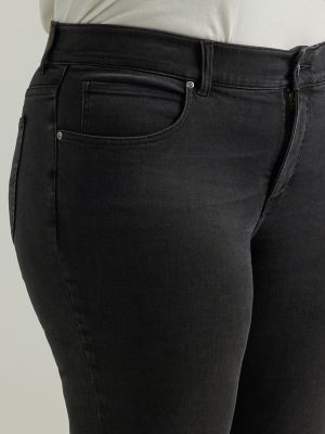 Women's Ultra Lux Comfort with Flex Motion Bootcut Jean (Plus) in Midnight Bloom