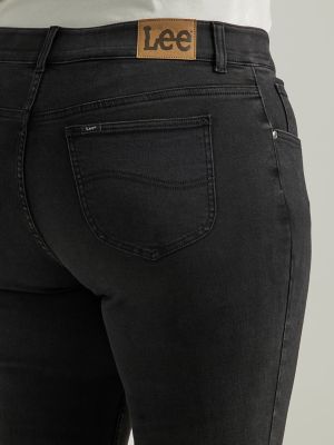 Women's Ultra Lux Comfort with Flex Motion Bootcut Jean (Plus) in Midnight Bloom