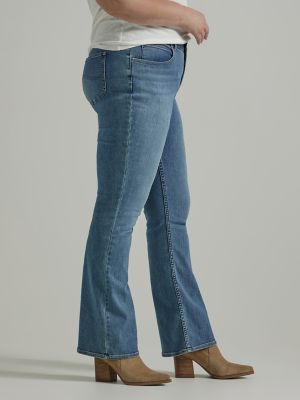 Women's Ultra Lux Comfort with Flex Motion Bootcut Jean (Plus) in Paradise Dream alternative view 3