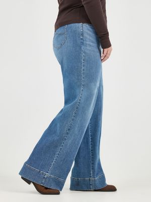 High-Rise Wide-Leg Trouser Jean | Cleo