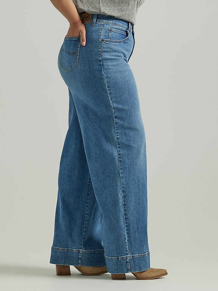 Women's Legendary Trouser Jean (Plus) in Elevated Retro Blue alternative view 3