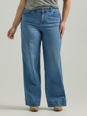 Lee Women's Plus Size Regular Fit Straight Leg Jeans - 103087177-18W