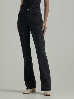 Women's Ultra Lux Comfort with Flex Motion Bootcut Jean (Petite) in Midnight Bloom alternative view