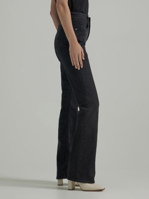 Women's Ultra Lux Comfort with Flex Motion Bootcut Jean (Petite) in Midnight Bloom alternative view 3