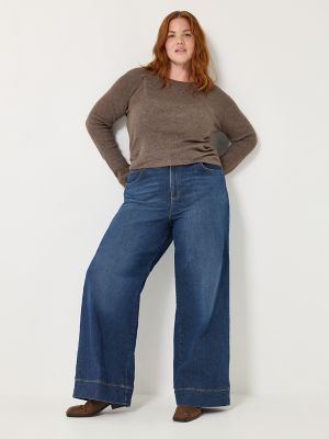 Women's Legendary Trouser Jean (Plus) in Inner Strength Blue alternative view 6