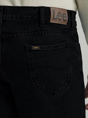 Men's Legendary Regular Straight Jean (Big & Tall) in Overdye Black alternative view 5