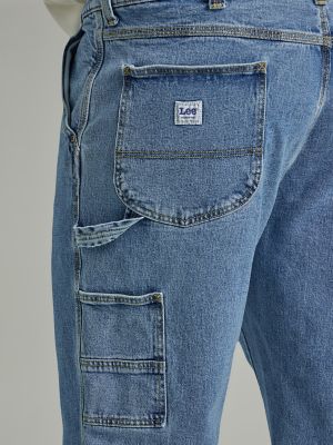 Legendary Workwear Loose Fit Carpenter Jean:Solo Blue:46:29 alternative view 5