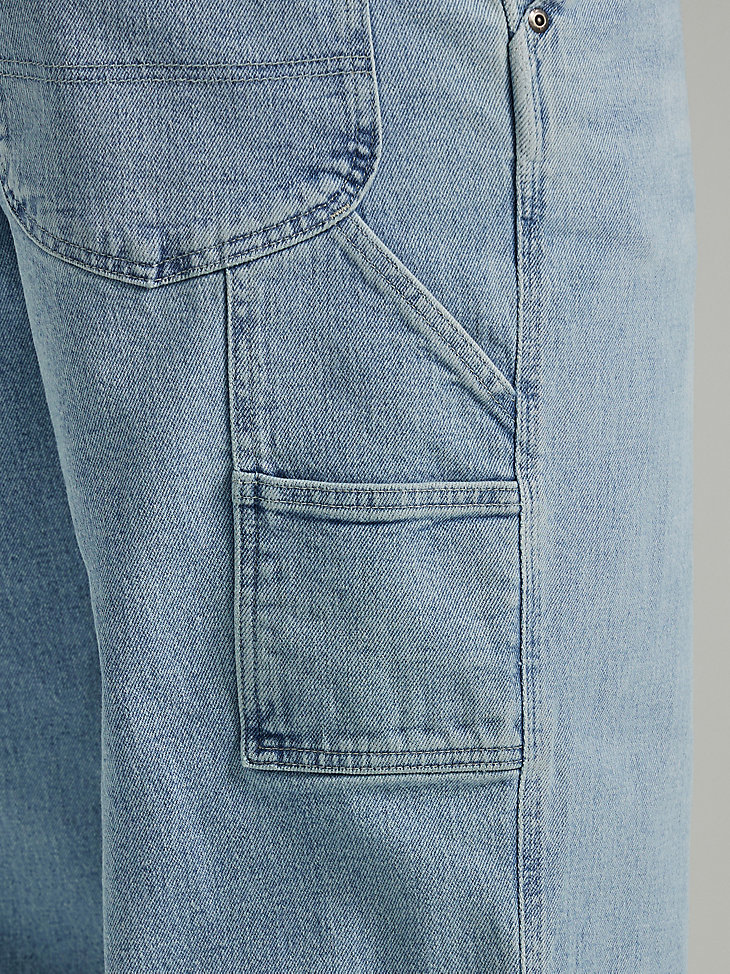 Men's Workwear Loose Fit Carpenter Jean (Big & Tall) in Union Fade Blue alternative view 8