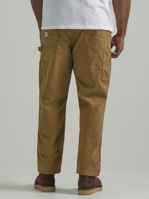 Men's Legendary Workwear Loose Fit Carpenter Jean (Big & Tall) in Dark Khaki alternative view 2