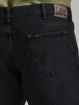 Men's Legendary Relaxed Straight Jean (Big &Tall) in Overdye Black alternative view 5