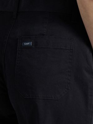 Women's Ultra Lux Comfort with Flex-to-Go Loose Utility Pant (Petite) in Unionall Black