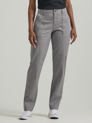 Women's Ultra Lux Comfort with Flex-to-Go Utility Pant (Petite) in HD Lee Grey alternative view