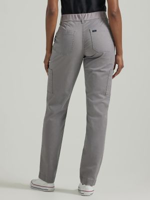 Women's Ultra Lux Comfort with Flex-to-Go Utility Pant (Petite) in HD Lee Grey alternative view 2