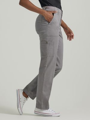 Women's Ultra Lux Comfort with Flex-to-Go Utility Pant (Petite) in HD Lee Grey alternative view 3