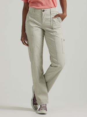 Women's Ultra Lux Comfort with Flex-to-Go Loose Utility Pant (Petite) in Salina Stone alternative view