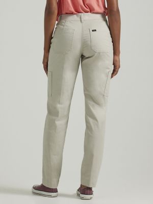 Women's Ultra Lux Comfort with Flex-to-Go Loose Utility Pant (Petite) in Salina Stone alternative view 2