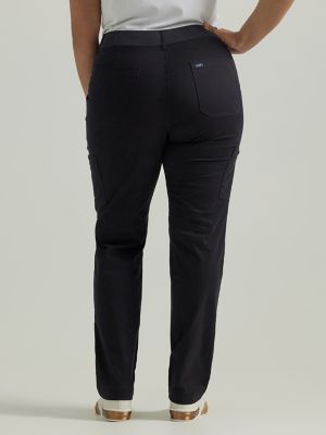 Women's Ultra Lux Comfort with Flex-to-Go Loose Utility Pant (Plus) in Unionall Black alternative view 2