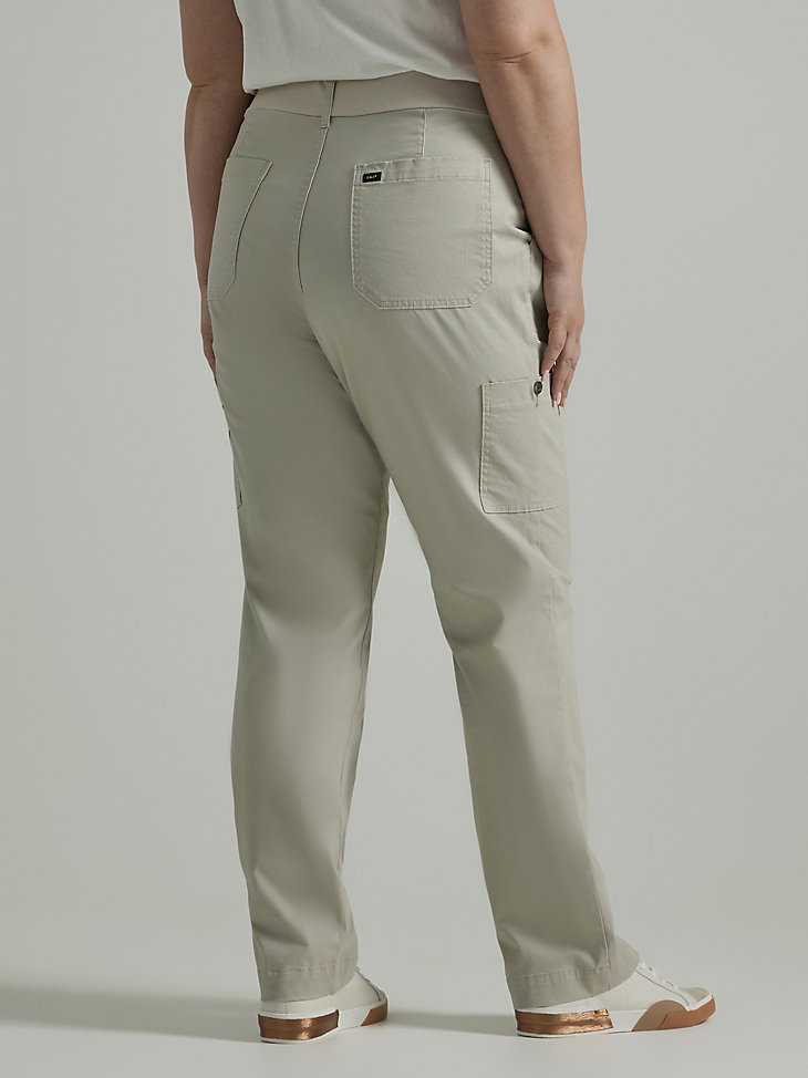 Women's Ultra Lux Comfort with Flex-to-Go Loose Utility Pant (Plus) in Salina Stone alternative view 2