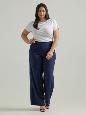 Women's Ultra Lux Comfort Any Wear Wide Leg Pant (Plus)