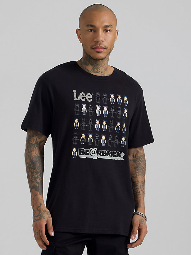 Men's Lee x BE@RBRICK and Buddy Lee Line Up Relaxed Fit Tee