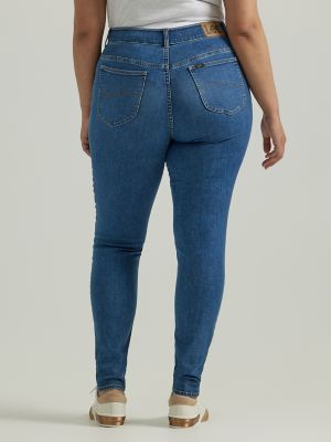 Women's Ultra Lux Comfort with Flex Motion Skinny Jean (Plus) in Blue Format