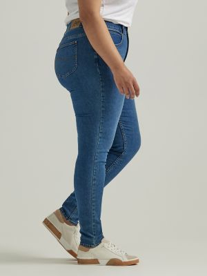 Women's Ultra Lux Comfort with Flex Motion Skinny Jean (Plus) in Blue Format