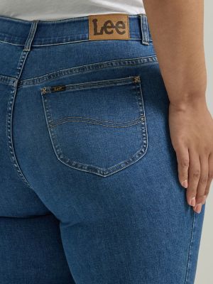 Women's Ultra Lux Comfort with Flex Motion Skinny Jean (Plus) in Blue Format