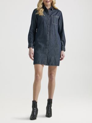 Marilee Strapless Denim Dress - New York & Company