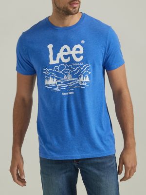 Ripley - POLO LEE PARA HOMBRE 100% ALGODÓN LOGO T-SHIRT