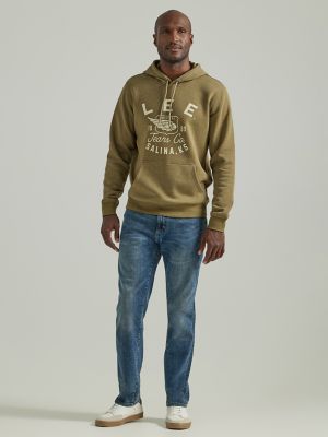 Olive green hoodie online men