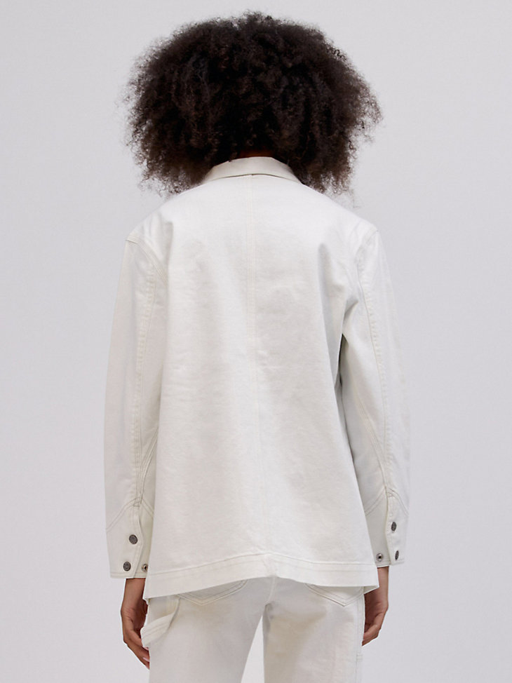 Women's Lee x Daydreamer Workwear Oversized Chore Jacket in Ecru alternative view