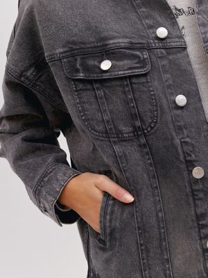 90s oversized hot sale denim jacket