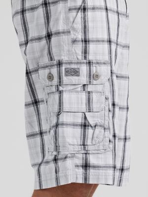 Men's Legendary Wyoming Cargo Short in Grey Plaid alternative view 6