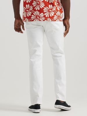 Men's Extreme Motion Regular Fit Straight Leg Jean in White alternative view 2