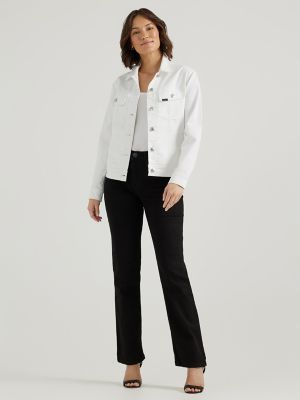 Women's Legendary Regular Fit Denim Jacket in Bright White
