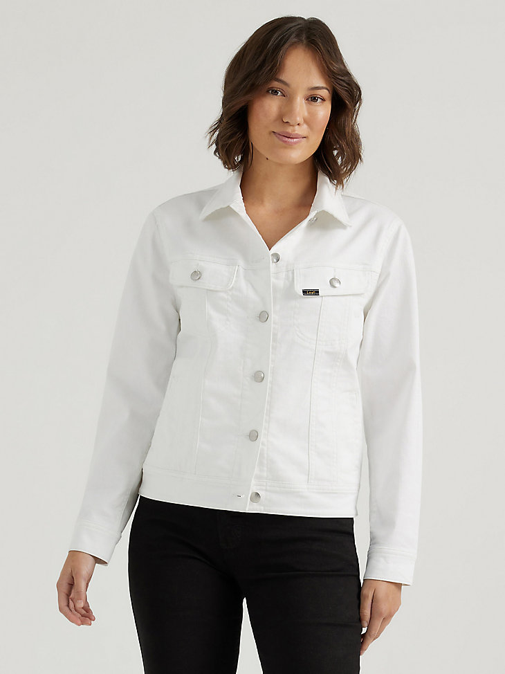 Women's Legendary Regular Fit Denim Jacket in Bright White