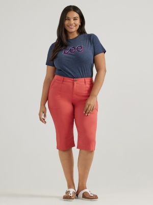Women's Ultra Lux Comfort with Flex-to-Go Relaxed Fit Utility Skimmer  (Plus) in Poppy