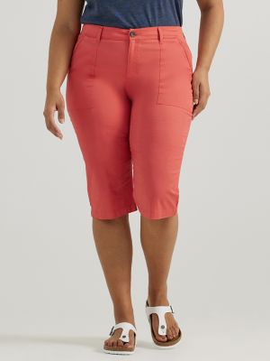 Women's Ultra Lux Comfort with Flex-to-Go Relaxed Fit Utility Skimmer  (Plus) in Poppy